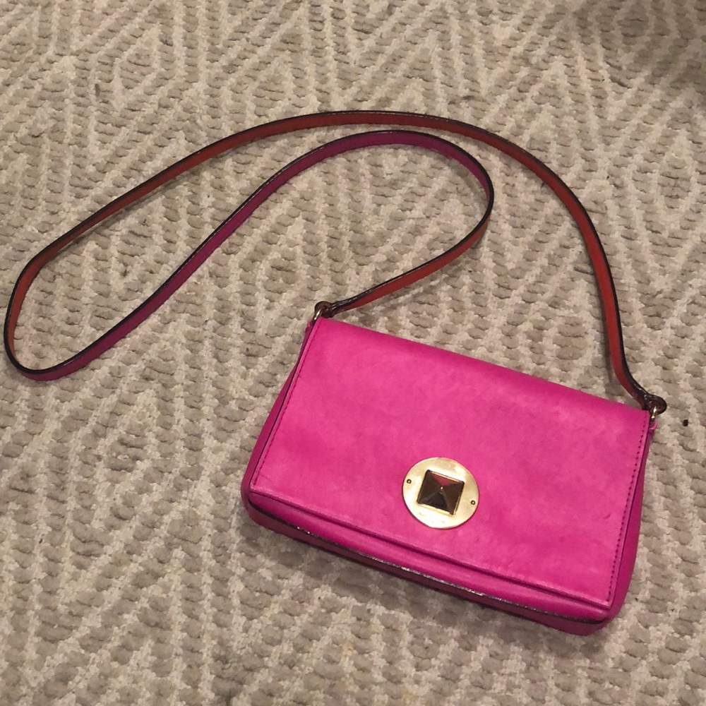 Neon pink Kate spade crossbody 💕